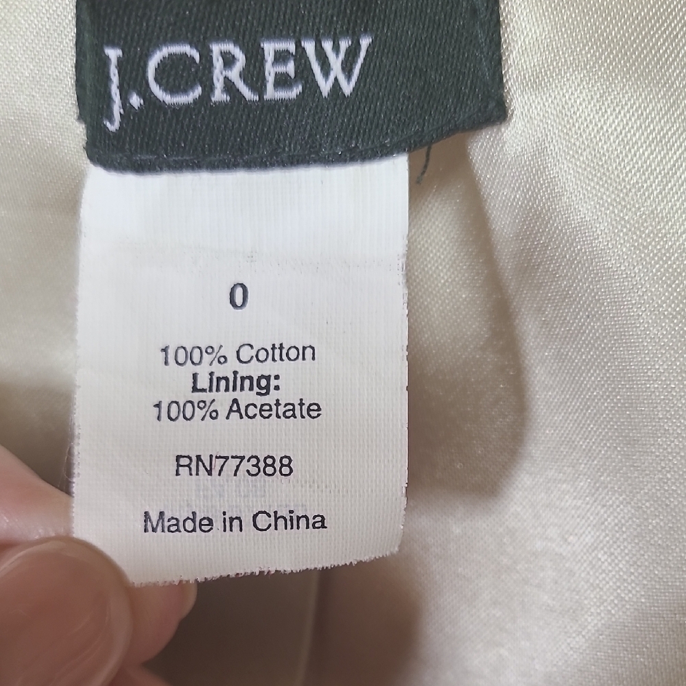 J. Crew 2008 Women's Velvet Dark Coral Red Blazer 100% Cotton - Picture 9 of 16